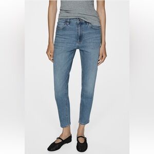 Mango Comfort High Waist Mom Jeans